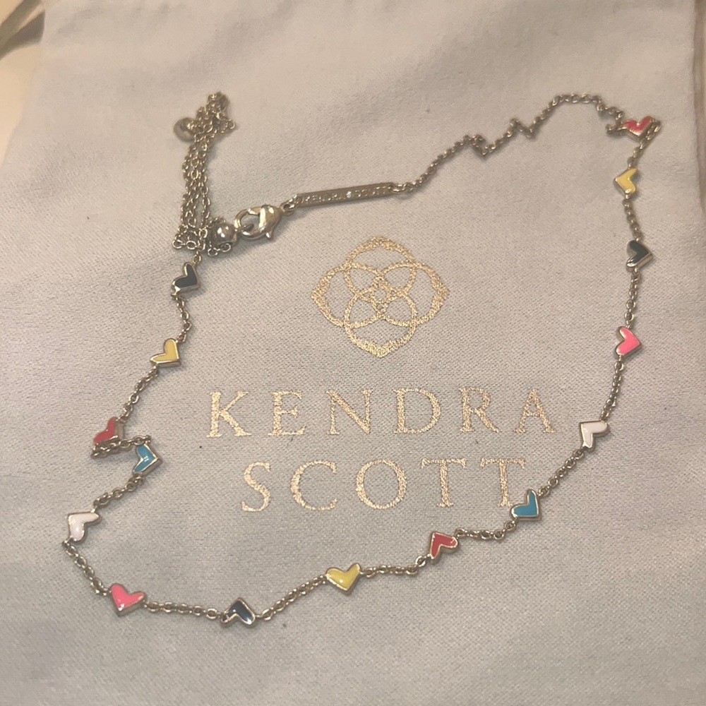 Kendra Scott Haven Heart strand necklace